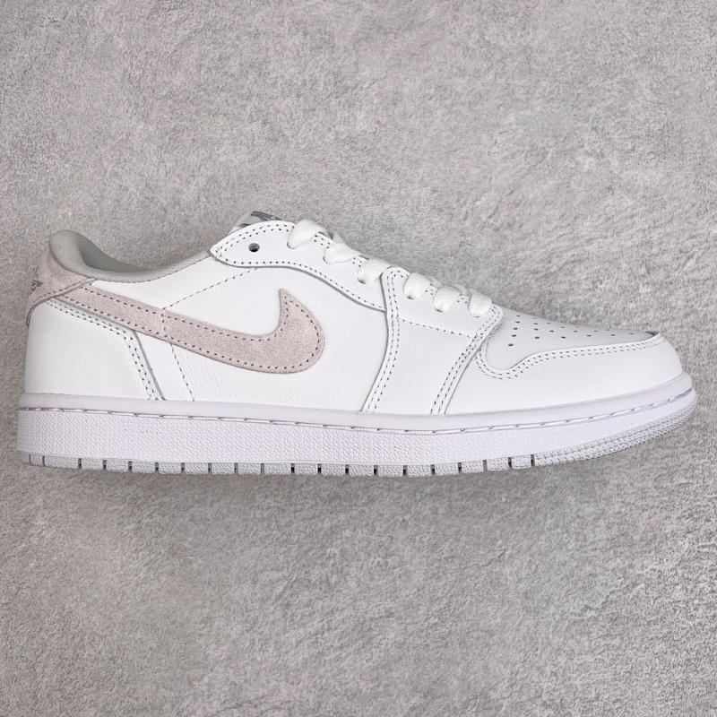 AJ1 OG low cut white gray!