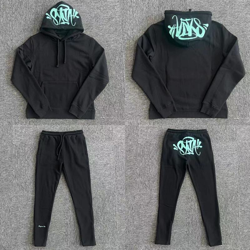 S-World Tarcksuit-Black-blue SY-07