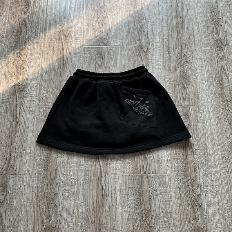 Cotton Skirt - Midnight Black