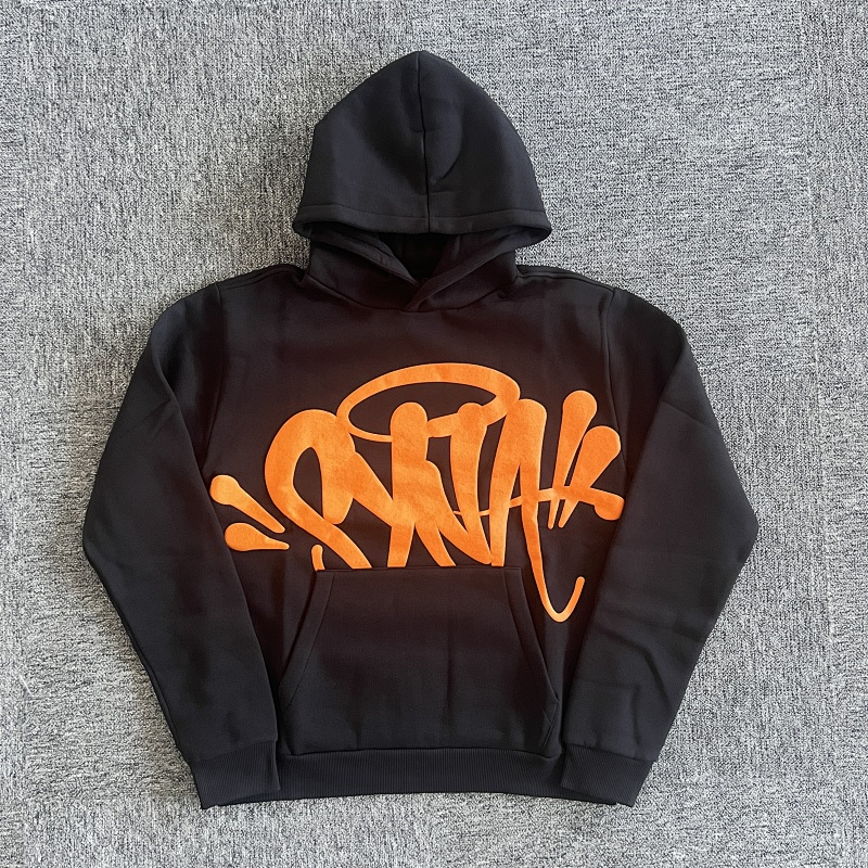 S-World Hoodie-Black-Orange SY-23
