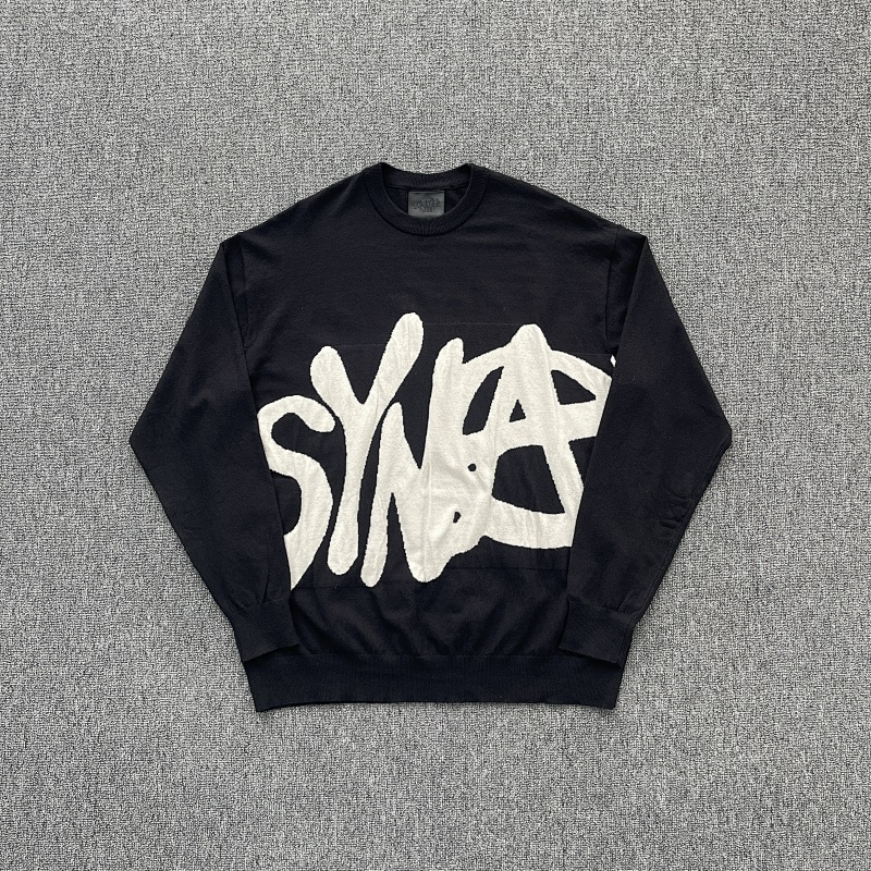 SYNARCHY CASHMERE SWEATER - BLACK SY-181