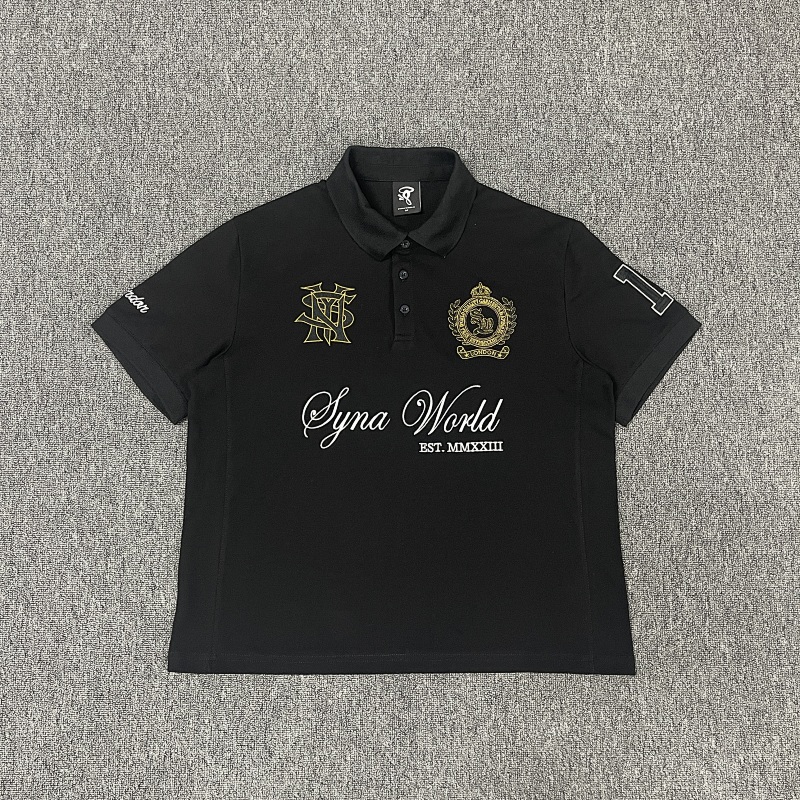 SYNA LONDON POLO SHIRT-BLACK POLO衫 SY-199
