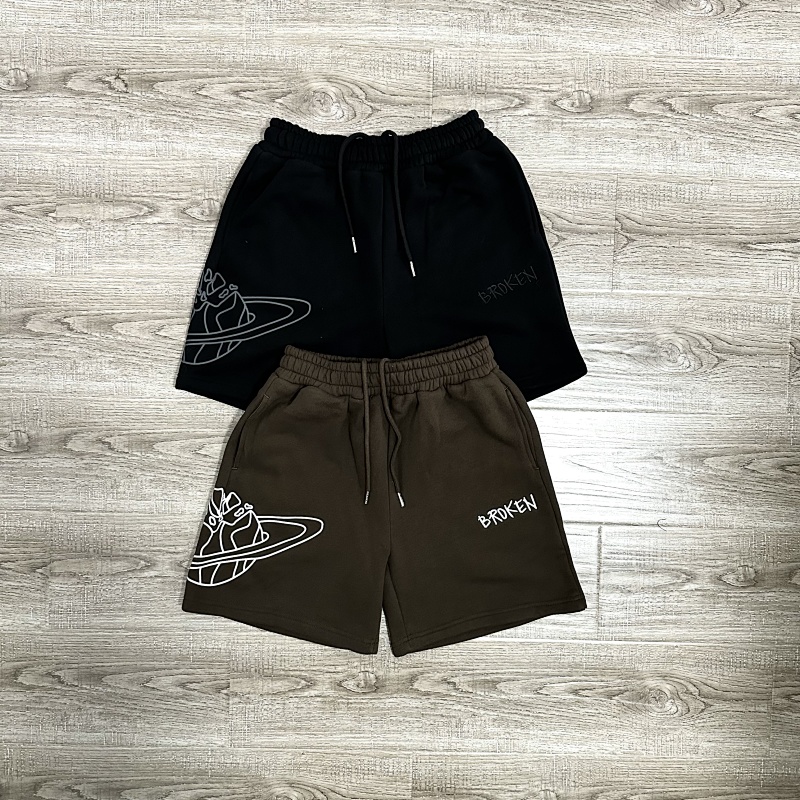 BPM Dark Brown / Black Shorts