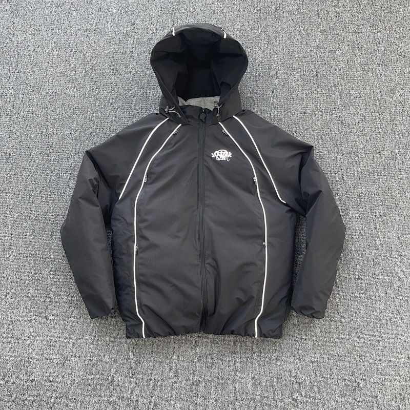 SYNAWORLD VAULT PUFFER JACKET-BLACK/REFLECTION SY-207