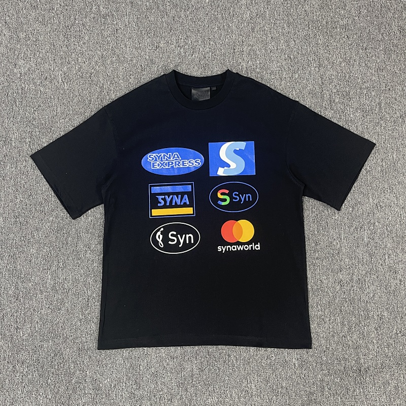 SYNAWORLD PAYMENTS T-SHIRT-BLACK/MULTI SY-192