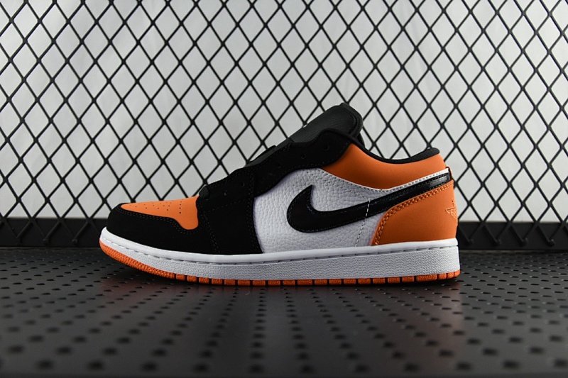 AJ1 low cut black buckle shattered!