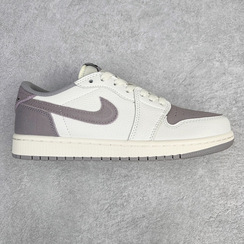 AJ1 OG low cut white gray!