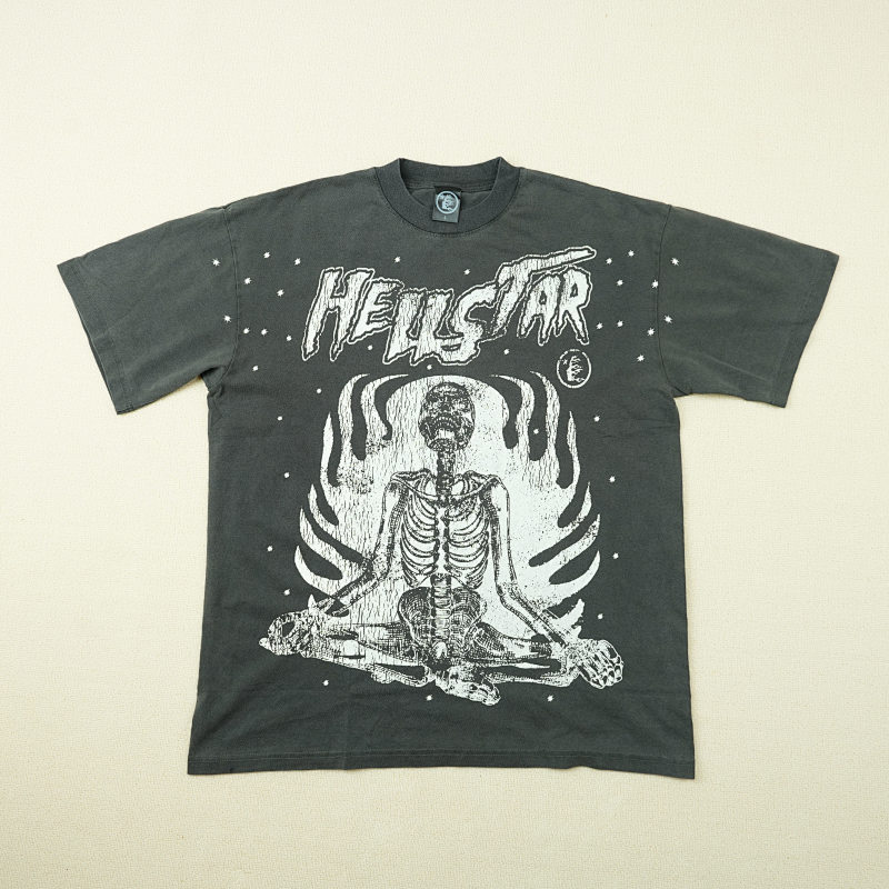 Hellstar Studios Inner Peace Short Sleeve Tee Shirt Black