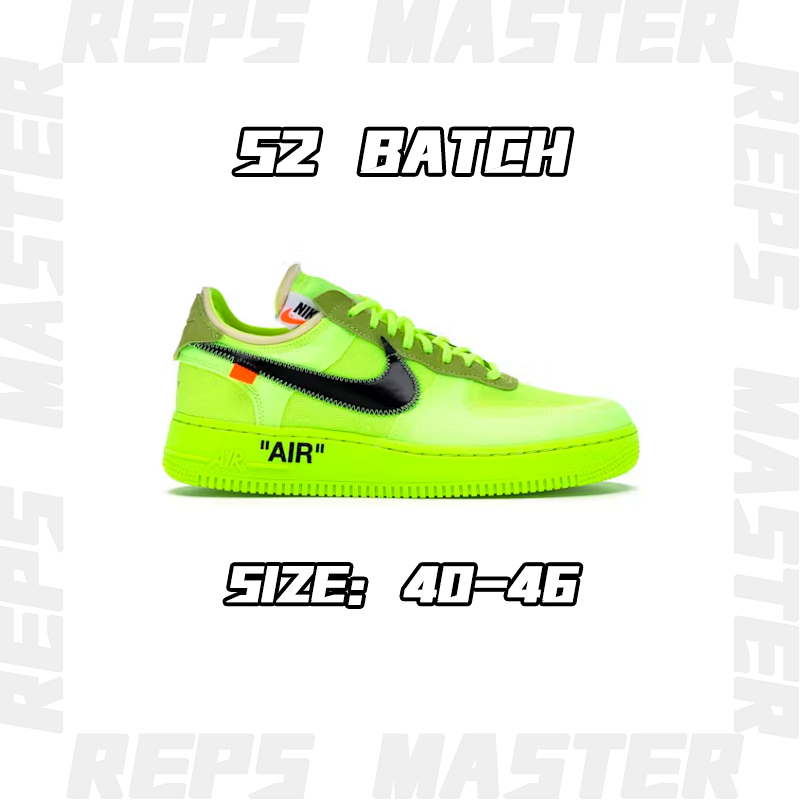 OW Air Force Mesh Fluorescent Green!