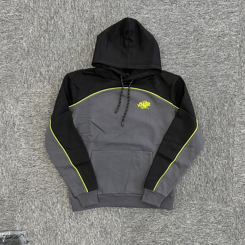 S-World Hoodie-Black-Grey SY-28