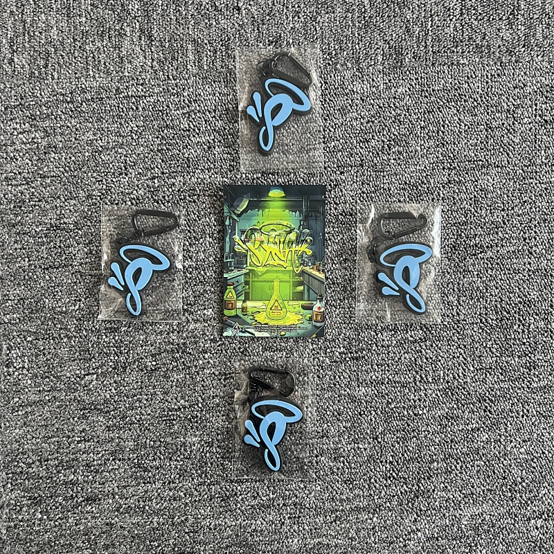 "S" logo Keychain Blue SSY-20
