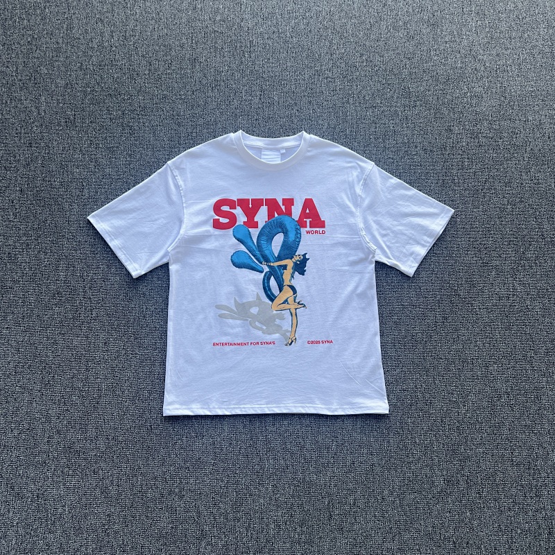 SYNAWORLD PLAYBPY TEE-WHITE S SY-149