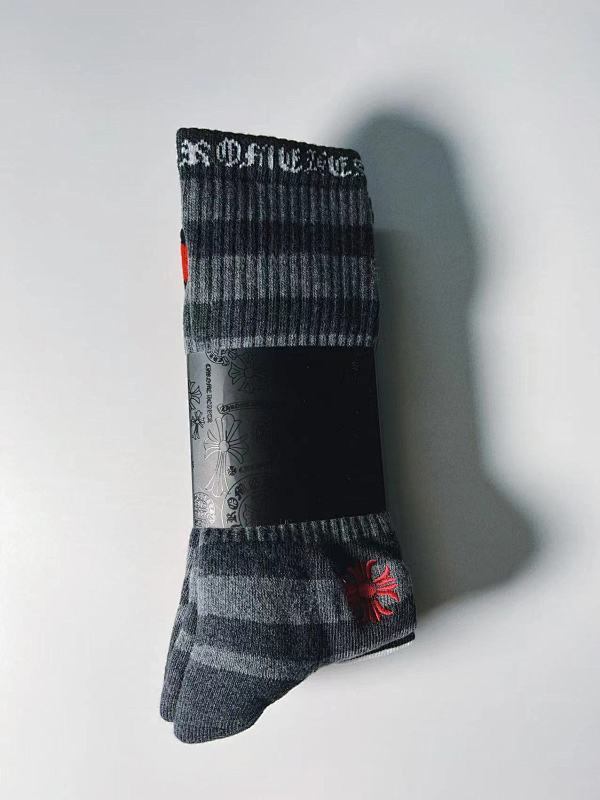 Chrome hearts stripe socks