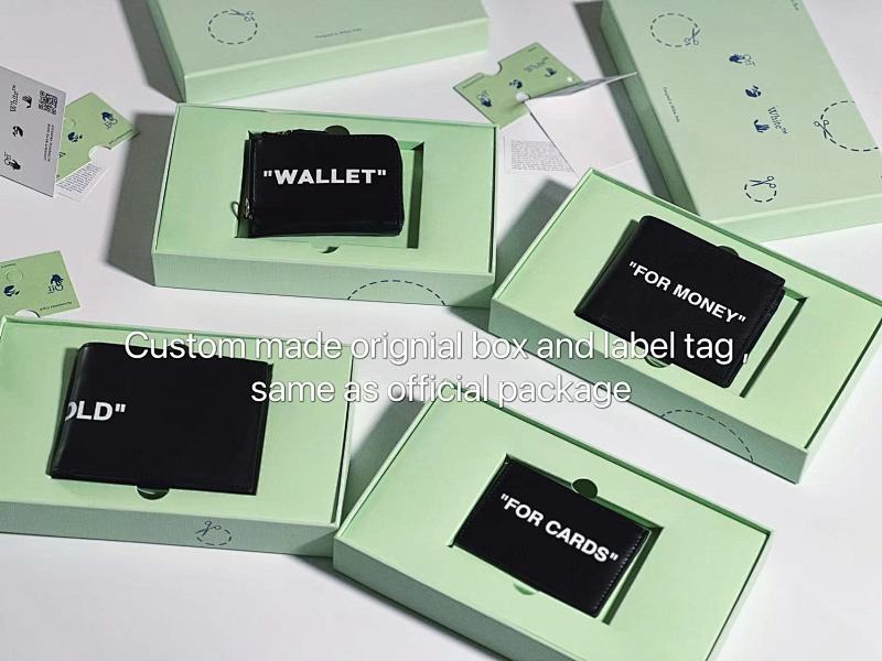 :1 OFF WHITE “FOR MONEY”wallet
