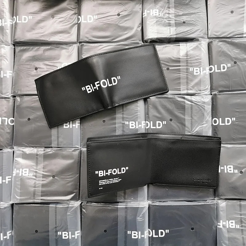 :1 Off-white BI-fold wallet