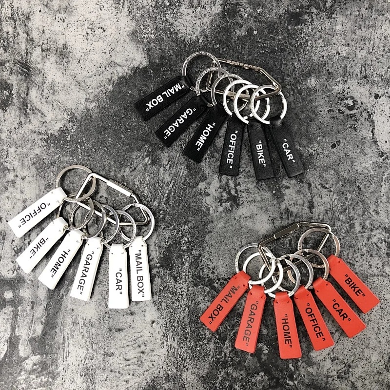 OFF White Label Keyring