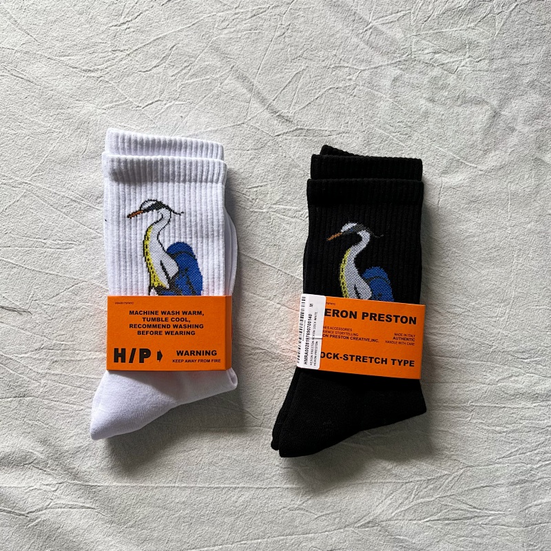 ：1 Heron Preston towel bottom socks