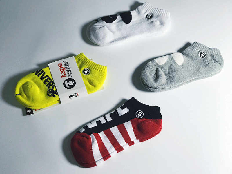 Bape boat towel socks