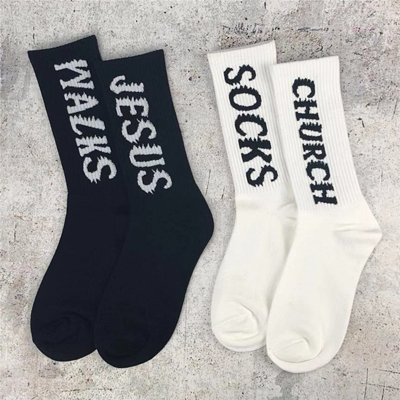 Kanye SundayserviceJesus Walks yeezy socks