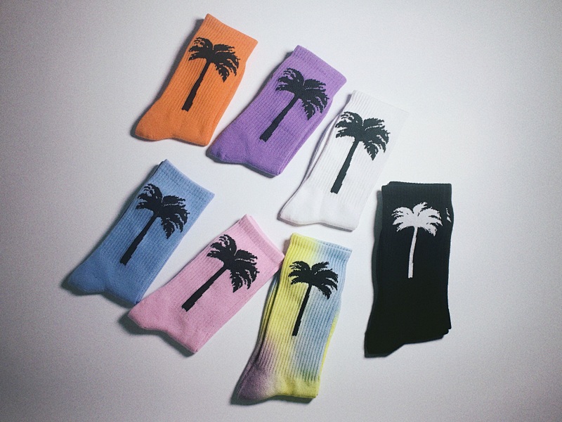 palm angles tree socks collection