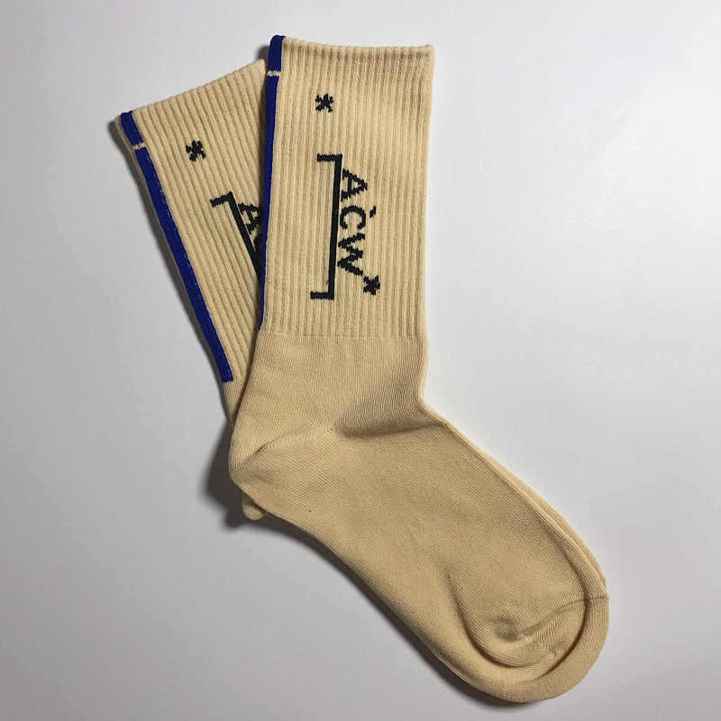 ACW yellow color socks