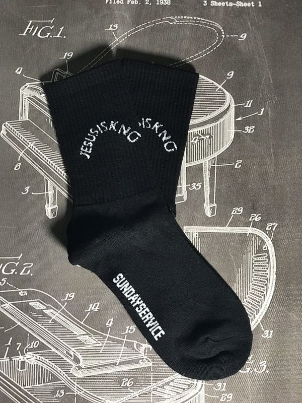 yeezy Jesus is King socks