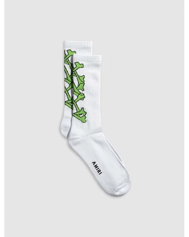 ：1 AMIRI 2022 new season socks skull towel socks