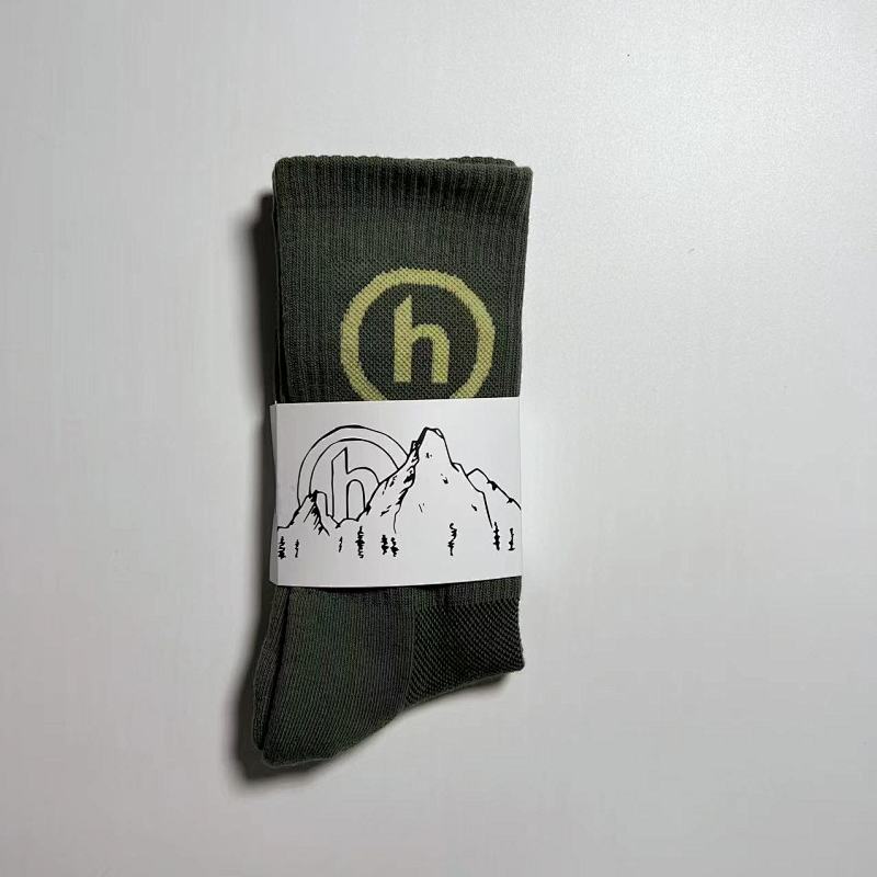 HIDDEN olive new color towel socks