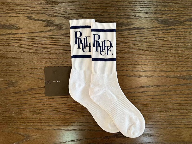 :1 Rhude 2022 towel socks blue