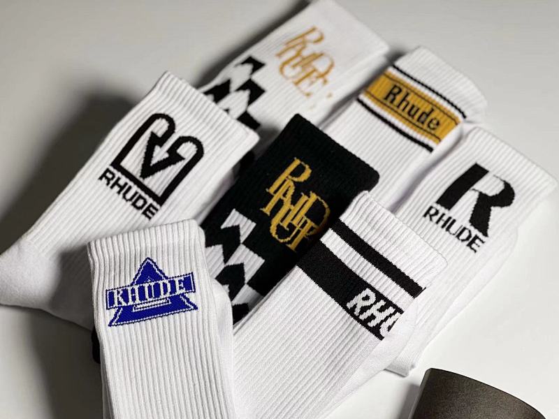 Rhude 1：1 towel socks——new season with 1:1 cardholder