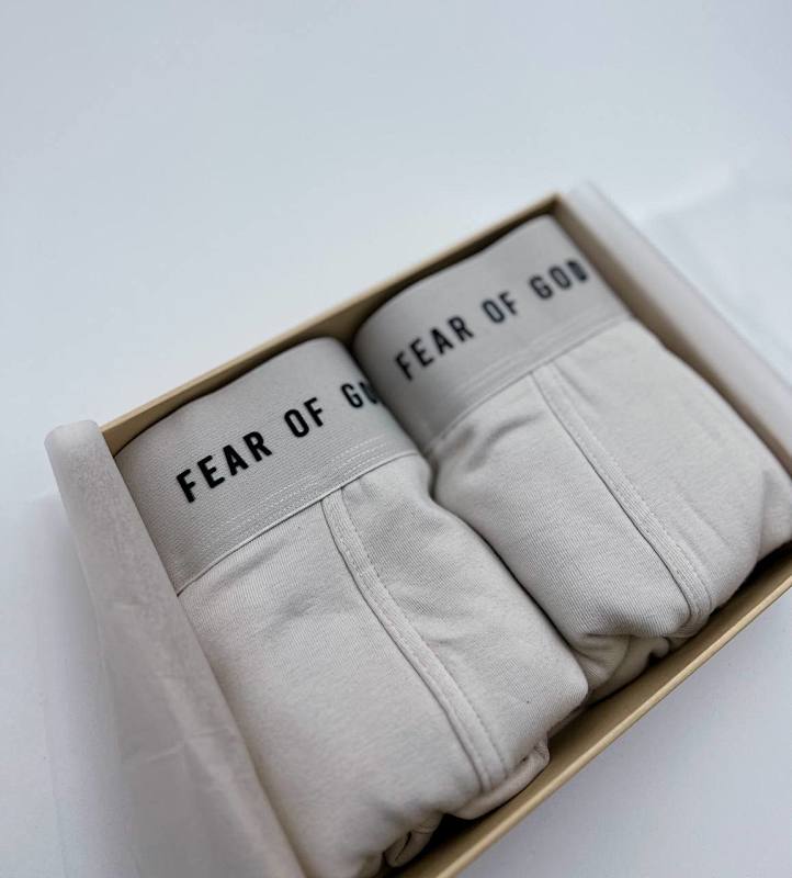 FOG FEAR OF GOD 2 Pack Boxer Briefs Cement