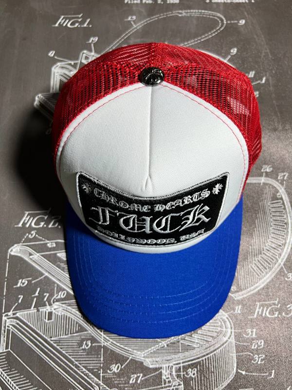 CH FUCK blue and red HAT