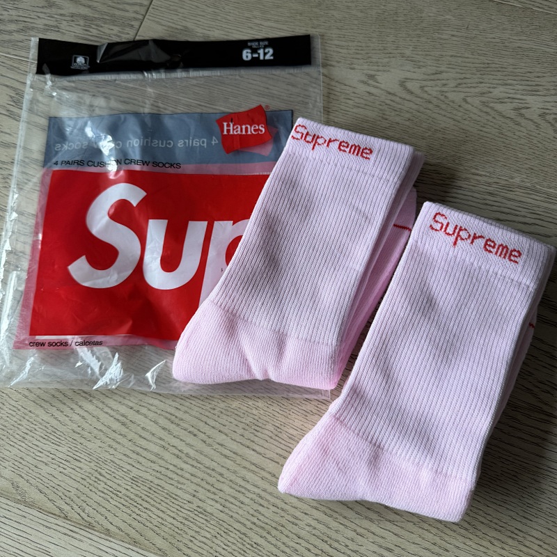 SU* PINK towel socks 2 pairs a set