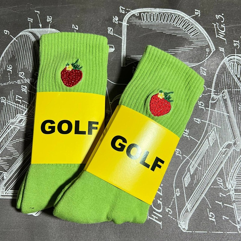 GOLF WANG 2023 STARBERRY GREEN SOCKS