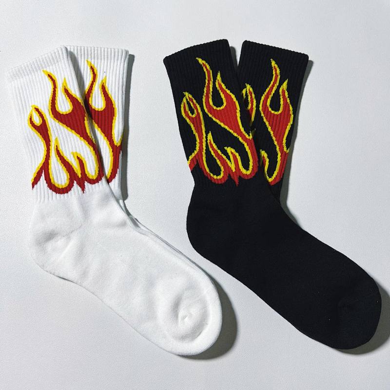 PALM ANGLES BIG flame socks