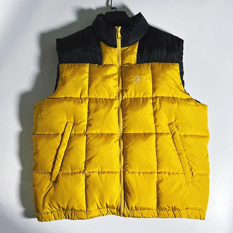 corteiz yellow vest jacket in stock！