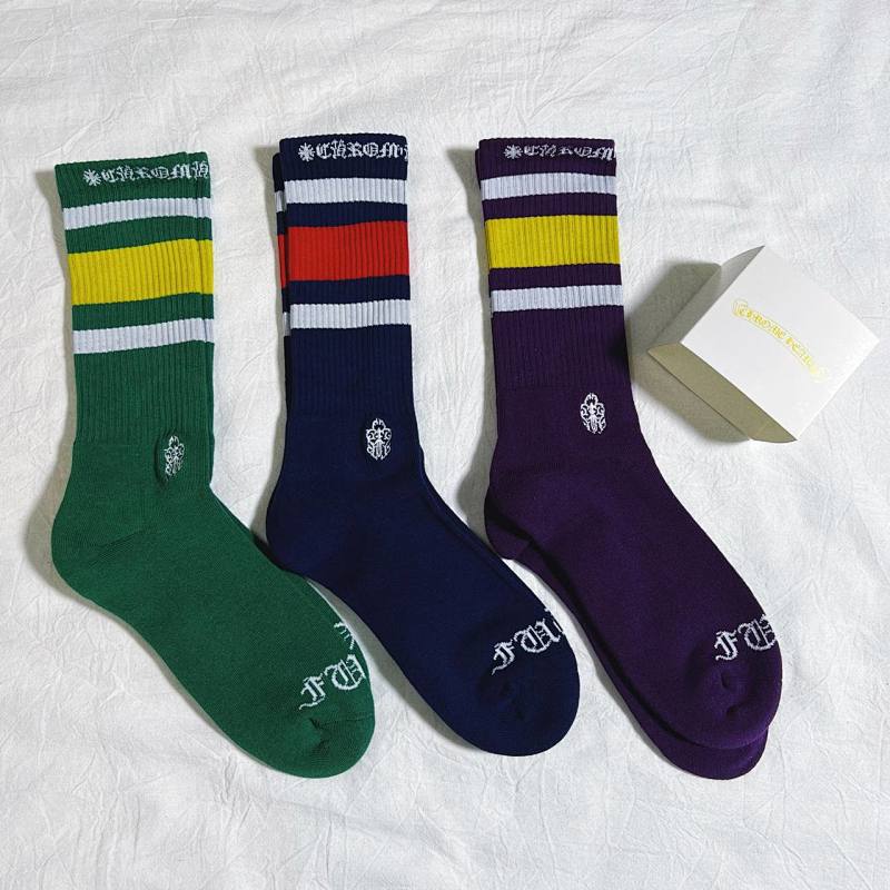 CHROME HEARTS 3 pairs set