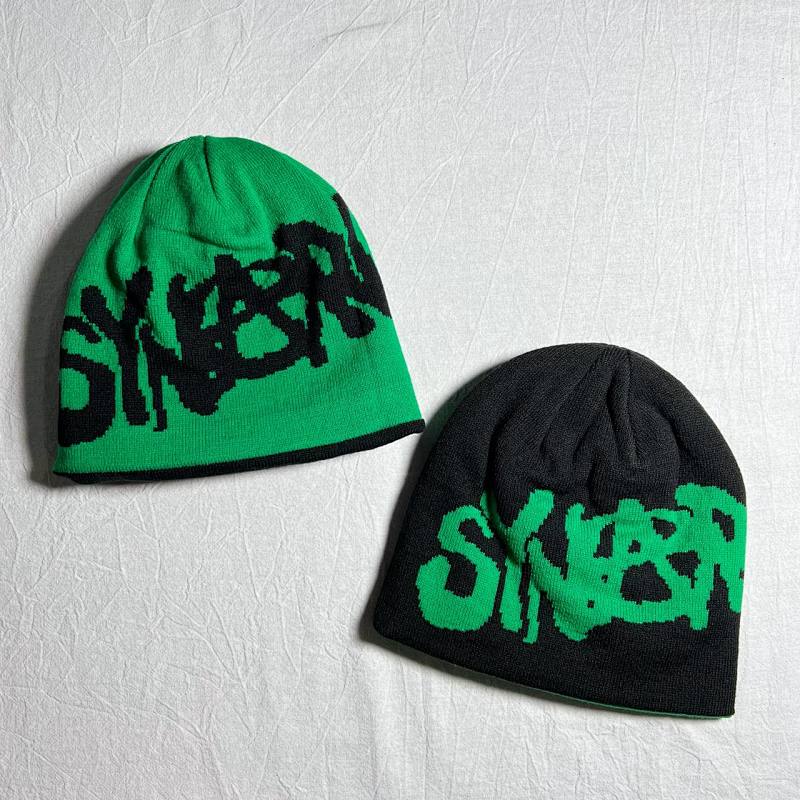 IN STOCK! Syna World “Synarchy” Reversible Green Beanie hat
