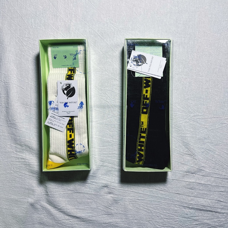 OFF WHITE industry yellow sock