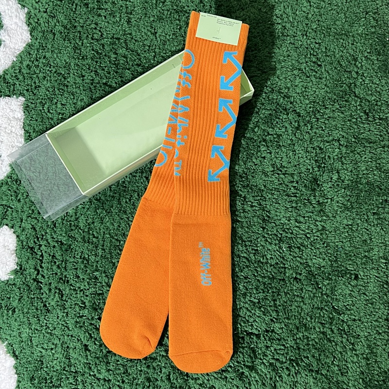 OFF WHITE orange socks