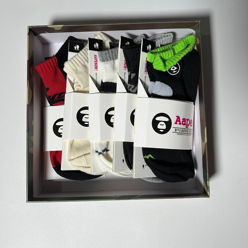 APE box package socks _2