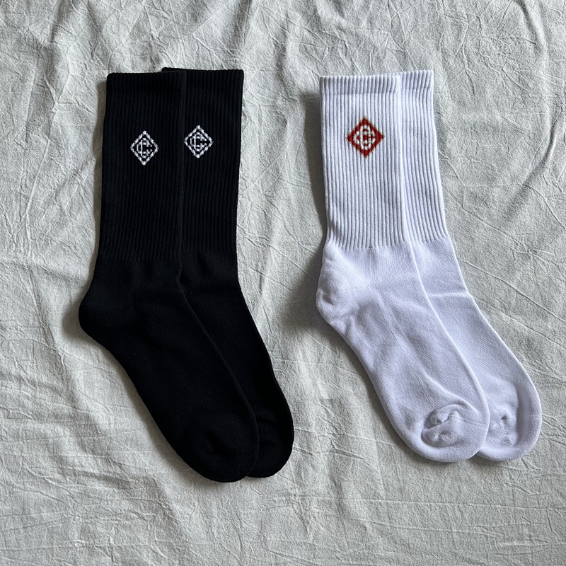 Casablanca Monogram Logo Dress Socks