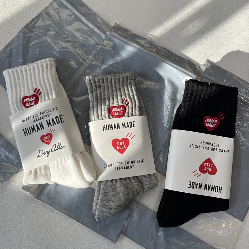 human made low cut towlel socks with original package