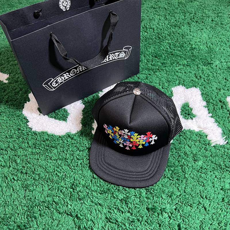 :1 CHROME HEARTS MUTI COLOF BLACK TRUCKER