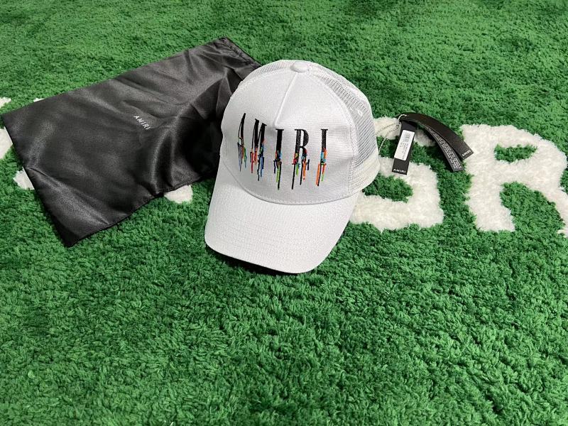 :1 2022 amiri cap white——including package