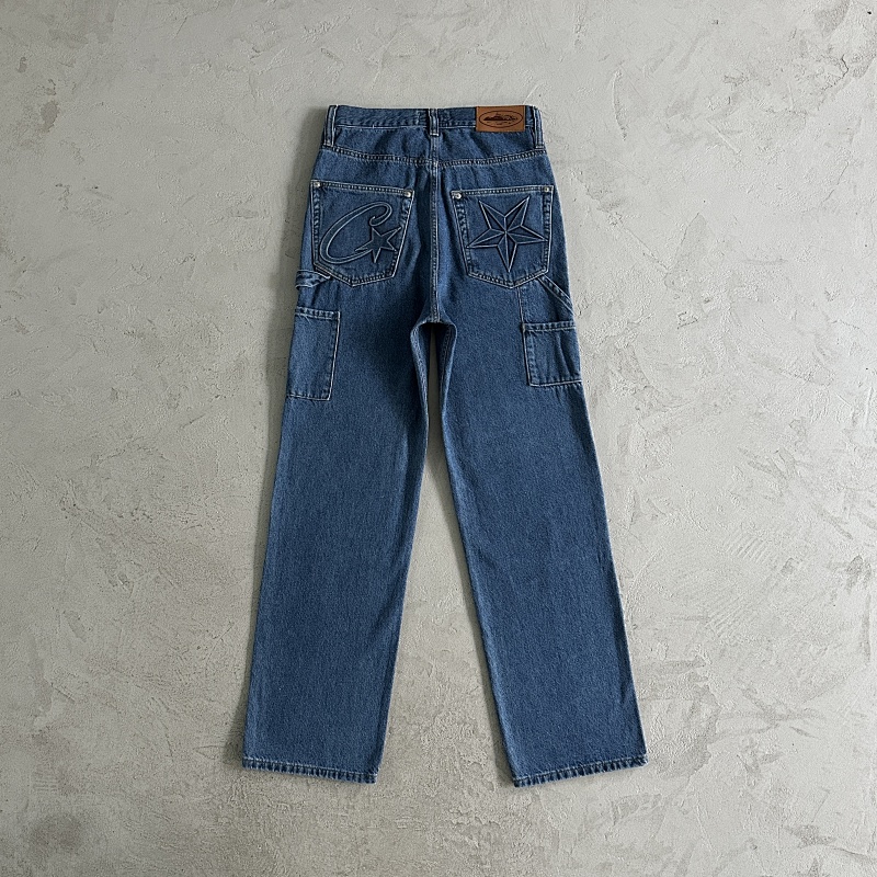 EMBOSSED C-STAR DENIM WORK PANT