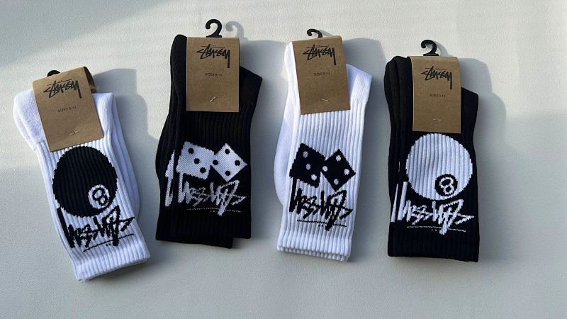 stussy NO. 8 BALL towel socks