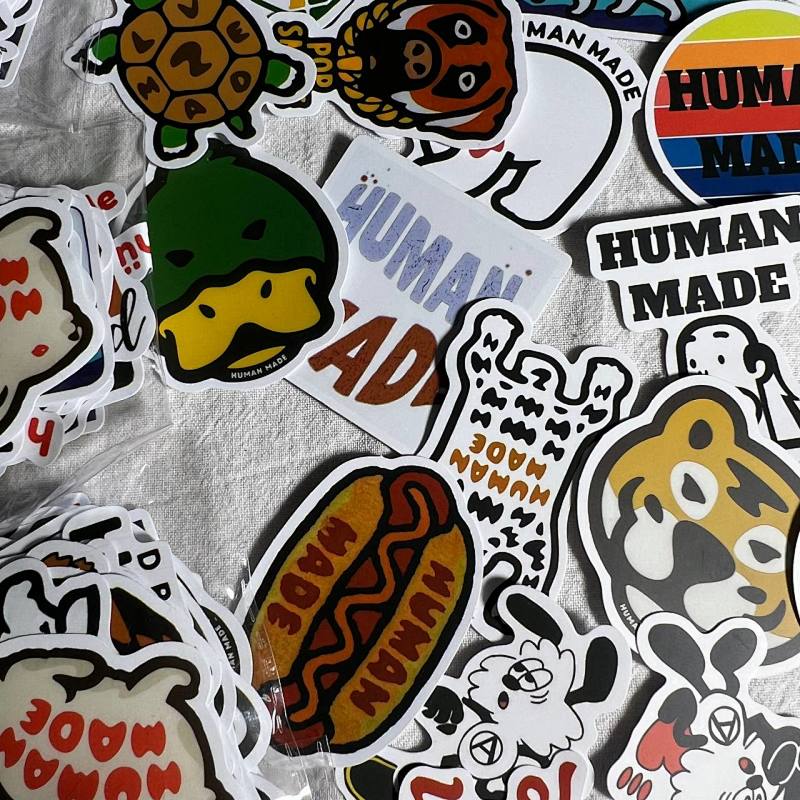 Human made sticker quality sticker