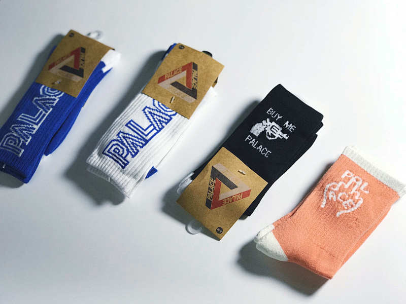 vintage socks towel bottom