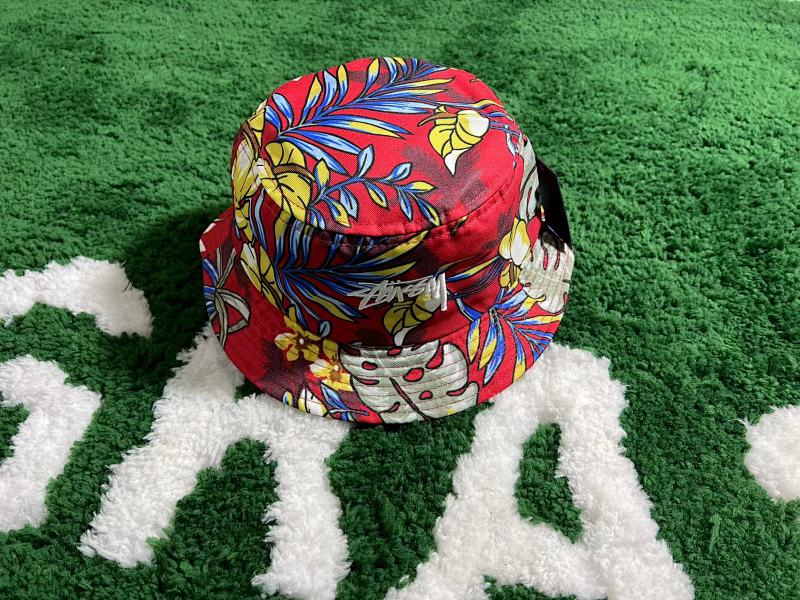 sty red leaf bucket hat——441